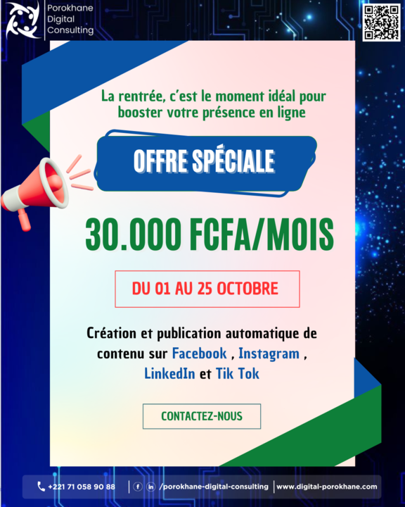 Offre Réseaux Sociaux